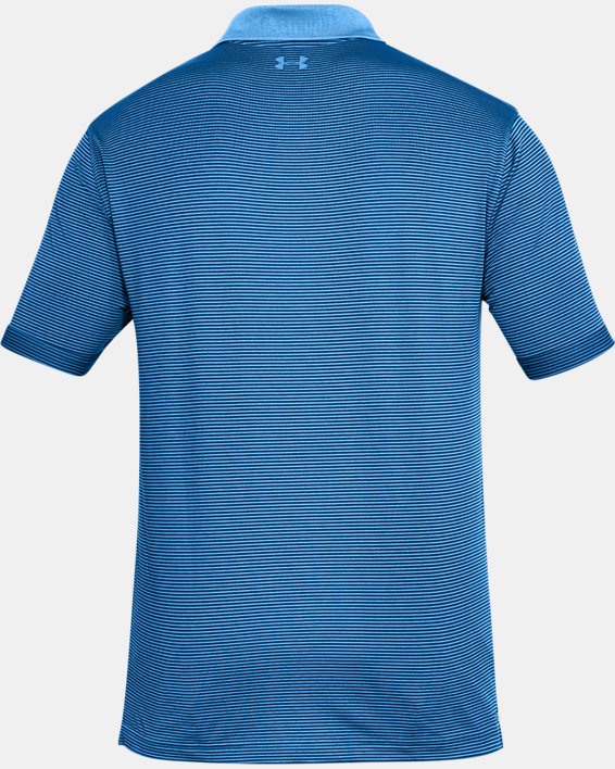 Men's UA Performance Polo Patterned, Blue, pdpMainDesktop image number 4